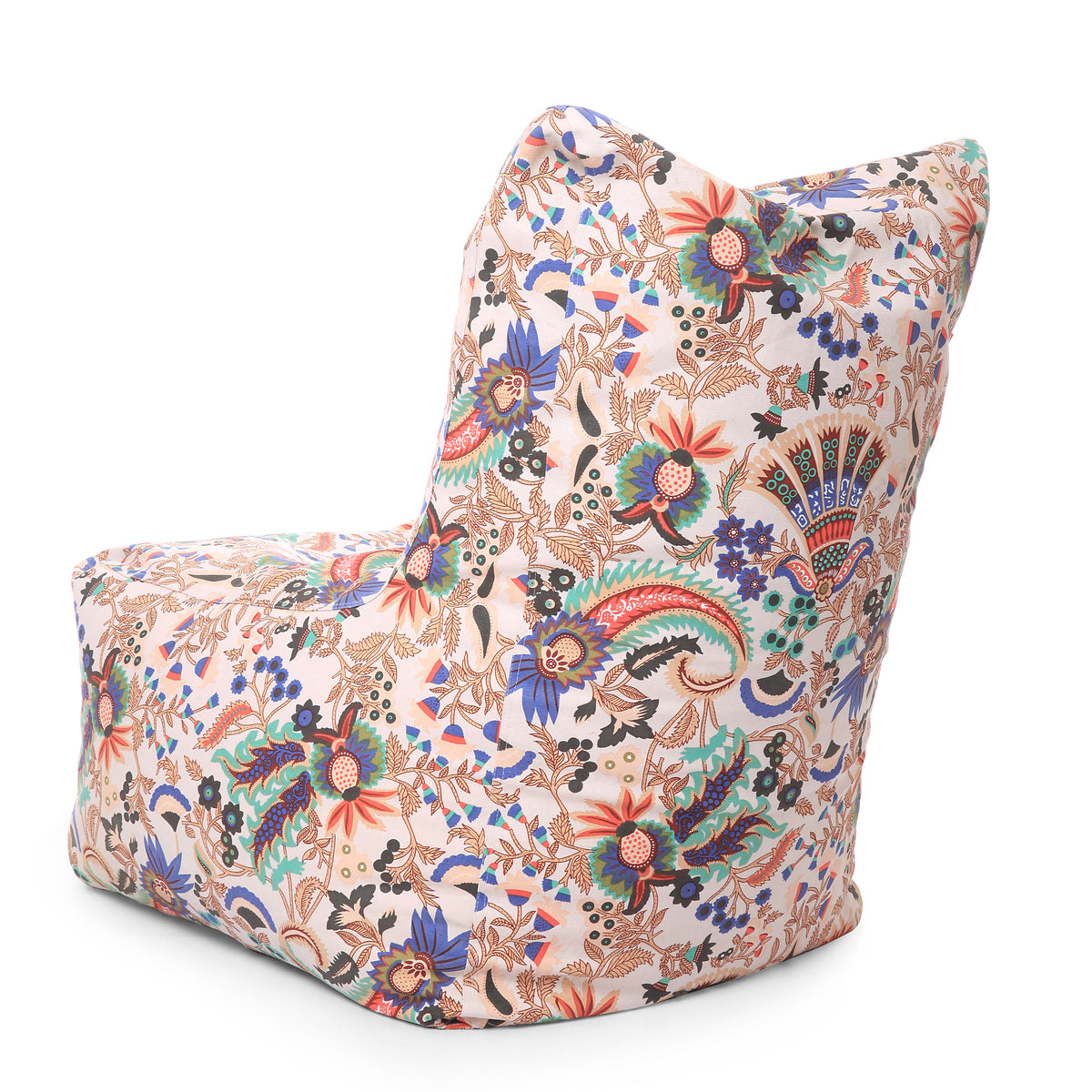 Style Homez COTTON CANVAS CLASSIC CHAIR, Floral Printed Bean Bag XXXL Size, Cover Only