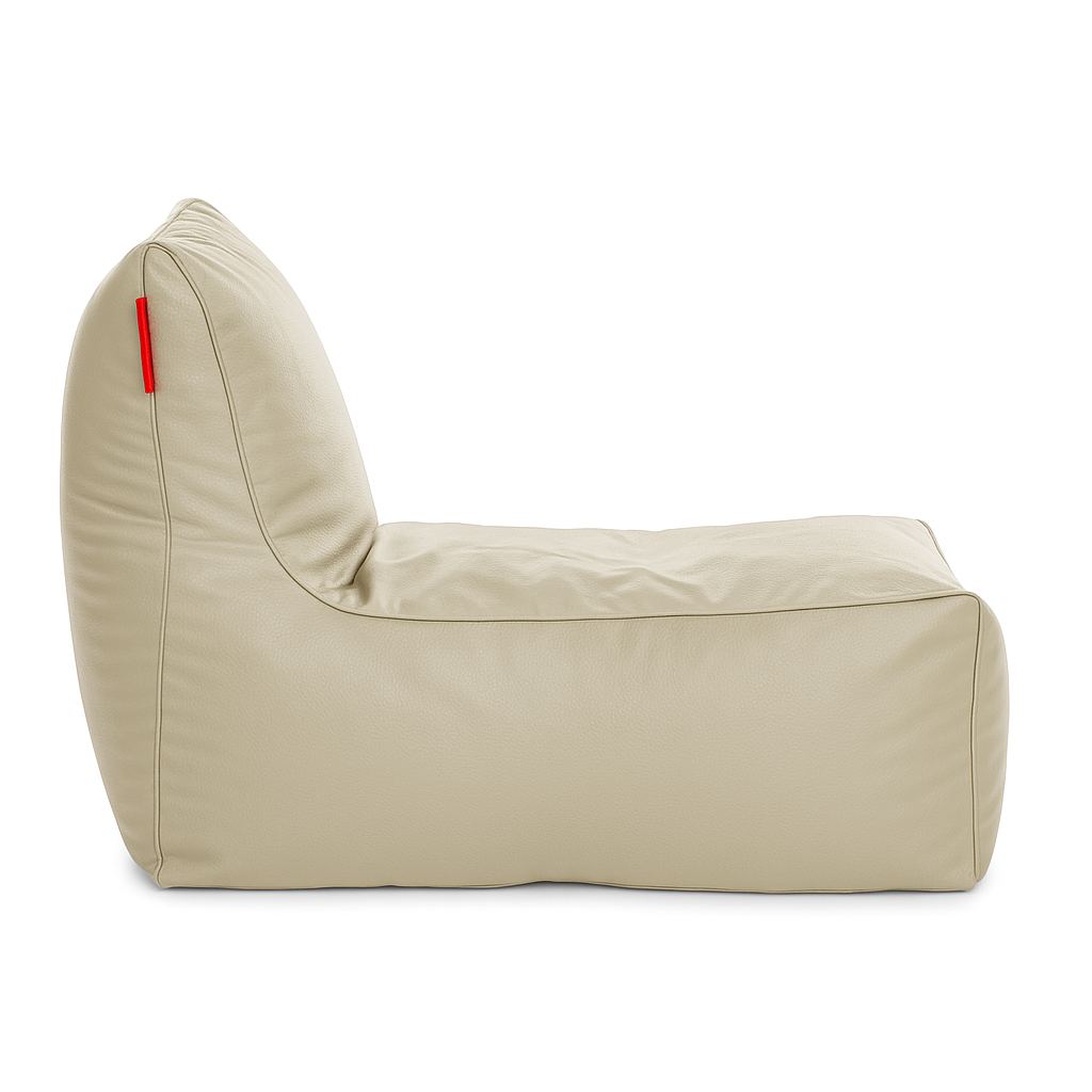 Style Homez ALEXA Luxury Lounge XXXL Bean Bag BEIGE Color, Filled with Beans Fillers