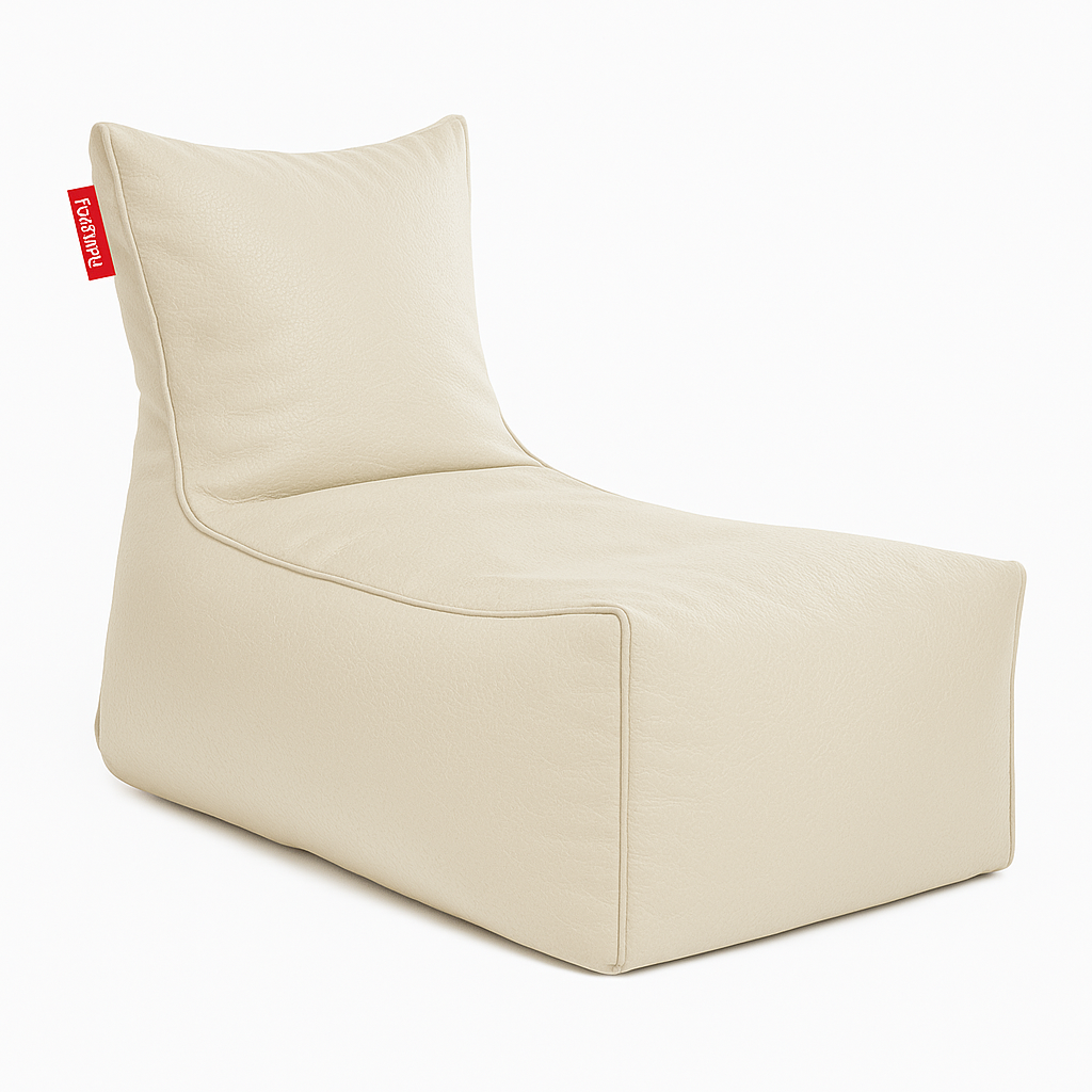 Style Homez ALEXA Luxury Lounge XXXL Bean Bag BEIGE Color, Filled with Beans Fillers