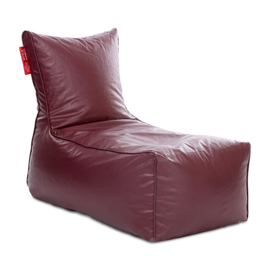 Style Homez ALEXA Luxury Lounge XXXL Bean Bag Maroon Color, Filled with Beans Fillers
