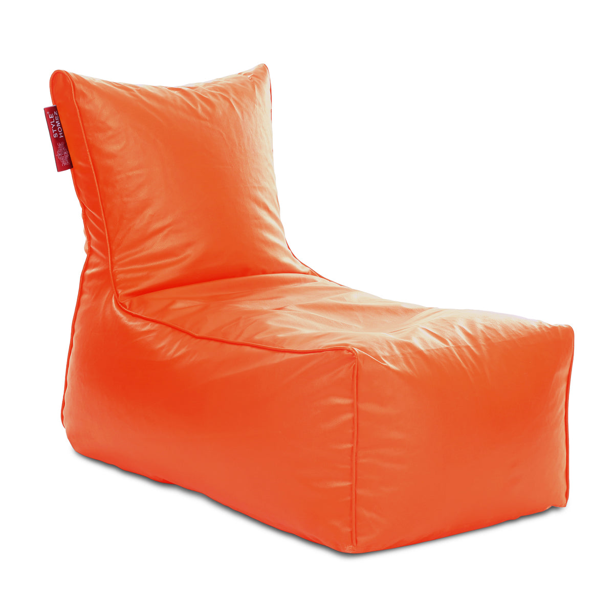 Style Homez ALEXA Luxury Lounge XXXL Bean Bag Orange Color, Filled with Beans Fillers