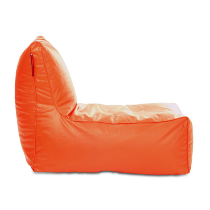 Style Homez ALEXA Luxury Lounge XXXL Bean Bag Orange Color, Filled with Beans Fillers