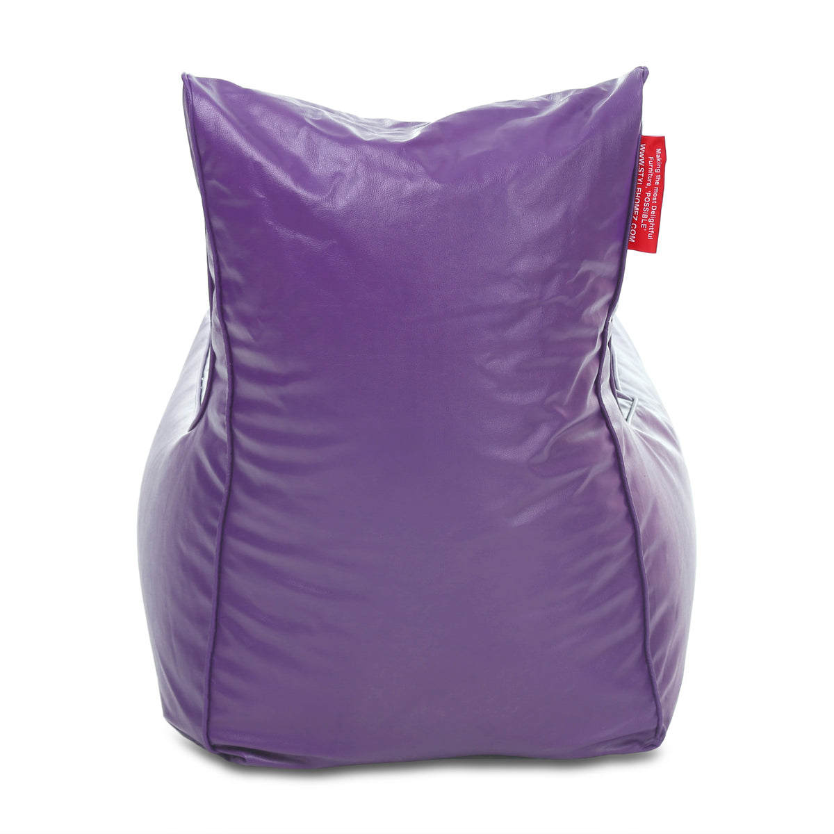 Style Homez ALEXA Luxury Lounge XXXL Bean Bag Purple Color, Filled with Beans Fillers