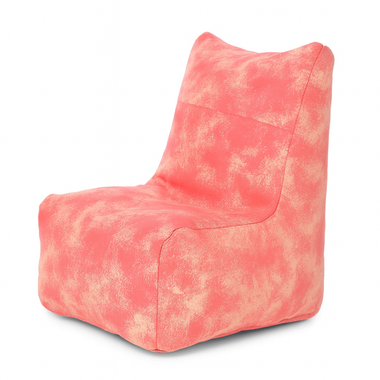 Style Homez CANVAS CLASSIC CHAIR, Cotton Canvas Abstract Printed Bean Bag L Size for Kids with Beans Fillers