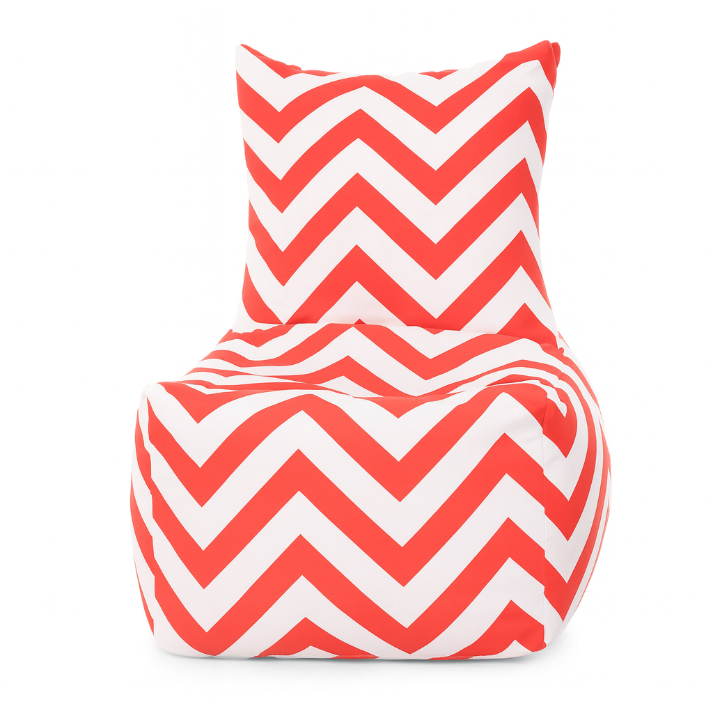 Style Homez KIDS CANVAS CLASSIC CHAIR, Cotton Canvas Stripes Printed Bean Bag L Size For Kids, Cover Only