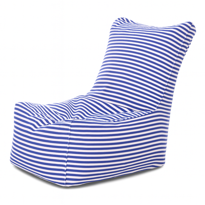 Style Homez CANVAS CLASSIC CHAIR, Cotton Canvas Stripes Printed Bean Bag XL Size with Beans Fillers
