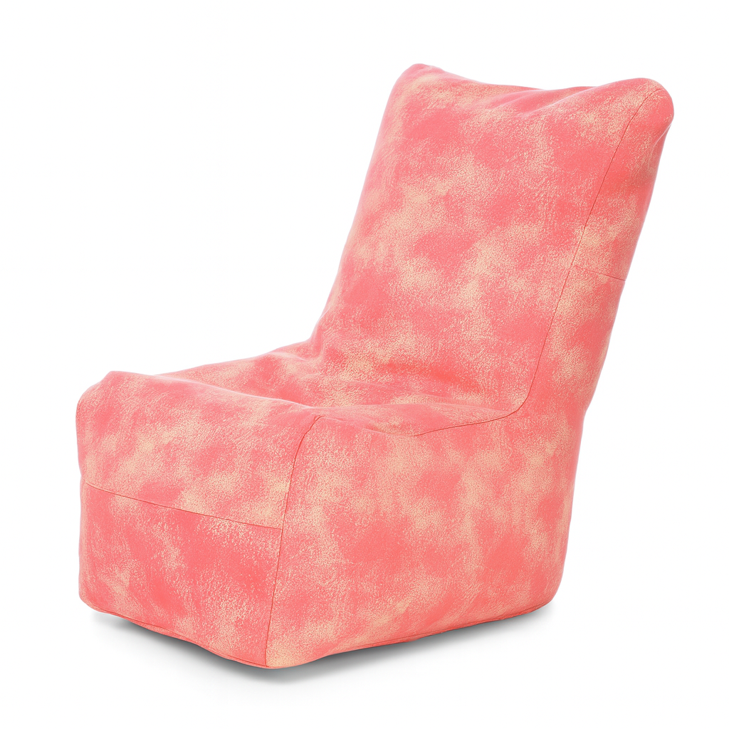 Style Homez CANVAS CLASSIC CHAIR, Cotton Canvas Abstract Printed Bean Bag XL Size with Beans Fillers