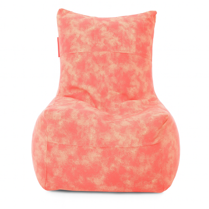 Style Homez CANVAS CLASSIC CHAIR, Cotton Canvas Abstract Printed Bean Bag XL Size with Beans Fillers