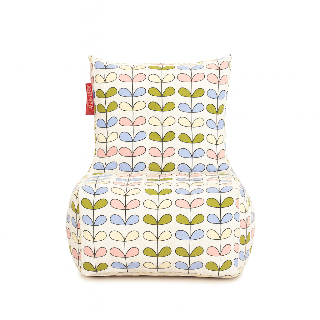 Style Homez CANVAS CLASSIC CHAIR, Cotton Canvas Abstract Printed Bean Bag XL Size With Beans Fillers