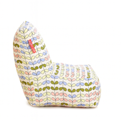 Style Homez CANVAS CLASSIC CHAIR, Cotton Canvas Abstract Printed Bean Bag XL Size With Beans Fillers