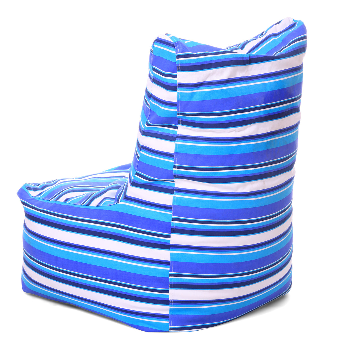 Style Homez Classic Chair Cotton Canvas Stripes Printed Bean Bag XXL Size Filled with Beans Fillers