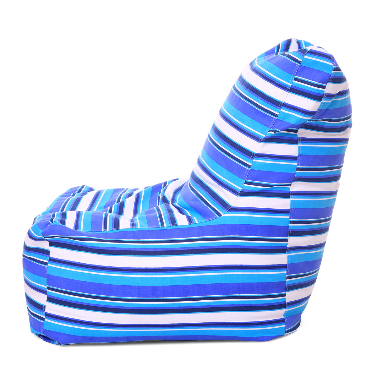 Style Homez Classic Chair Cotton Canvas Stripes Printed Bean Bag XXL Size Filled with Beans Fillers