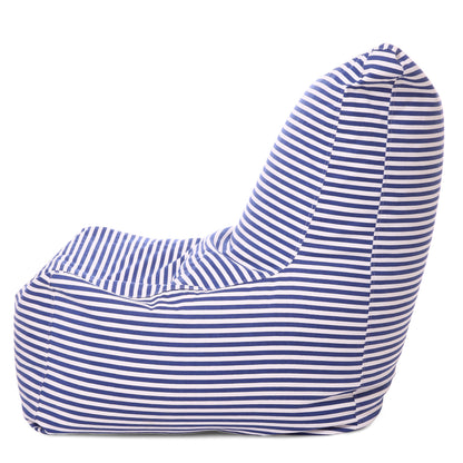 Style Homez Classic Chair Cotton Canvas Stripes Printed Bean Bag XXL Size Filled with Beans Fillers