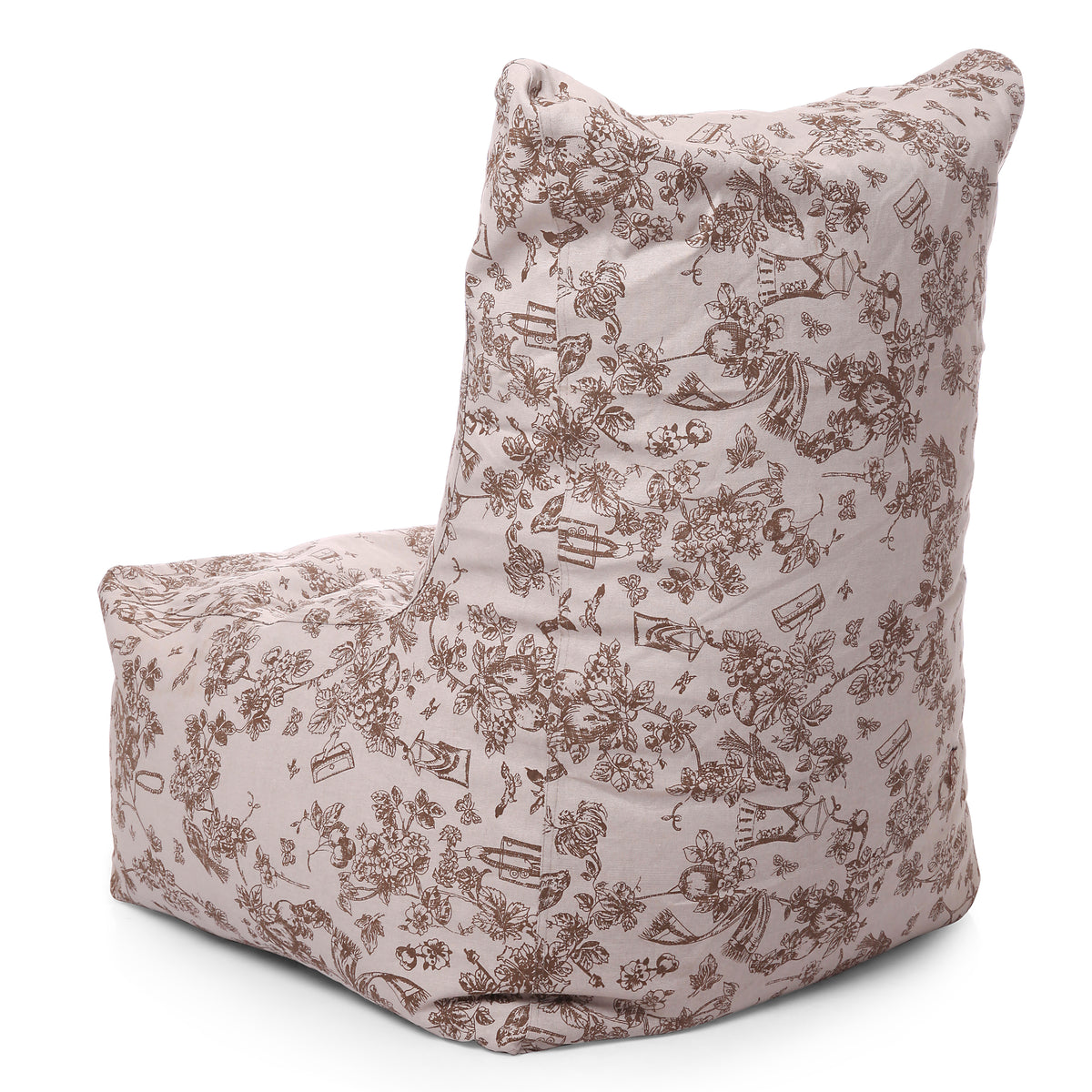 Style Homez Classic Chair Cotton Canvas Abstract Printed Bean Bag XXL Size Filled with Beans Fillers