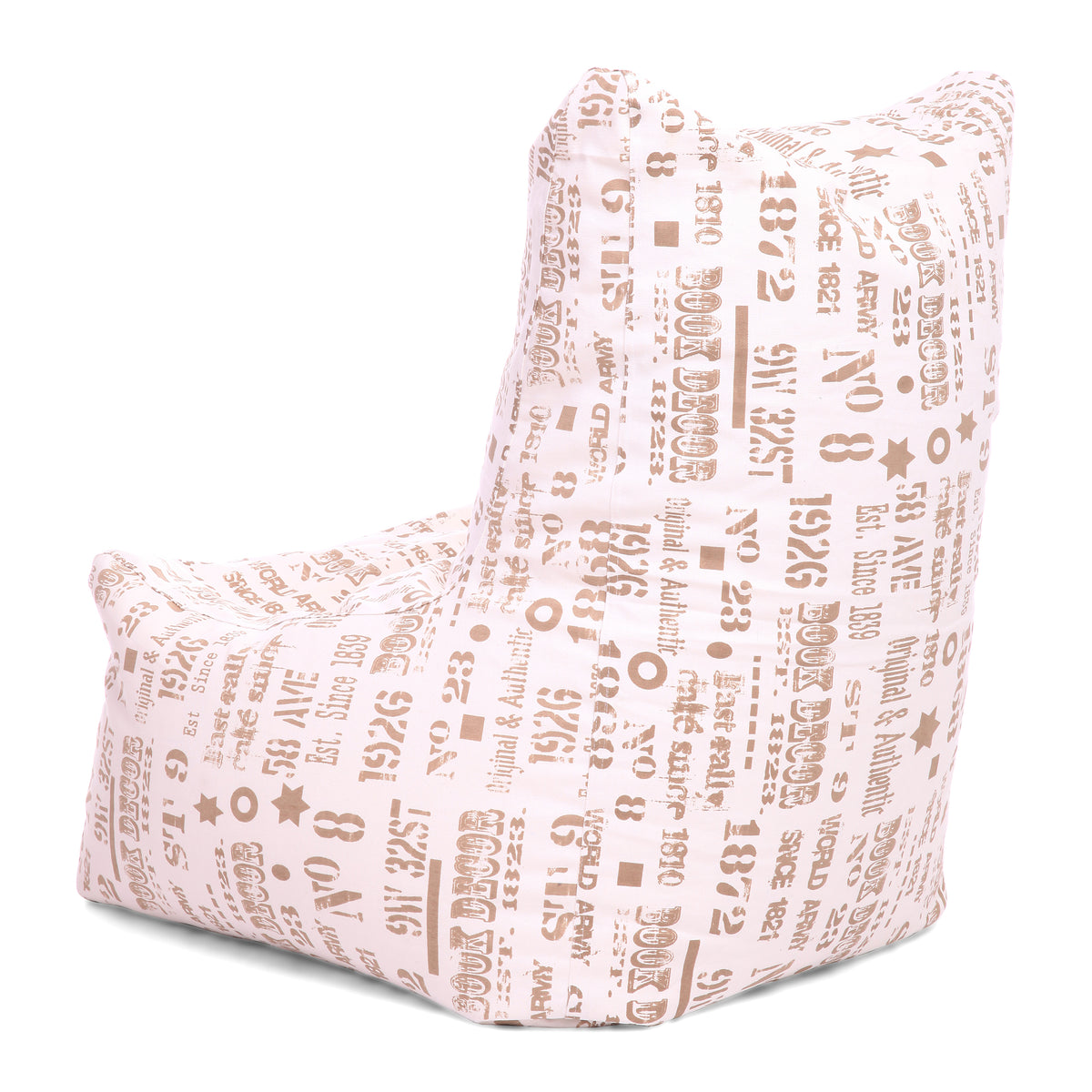 Style Homez COTTON CANVAS CLASSIC CHAIR, Abstract Printed Bean Bag XXL Size, Cover Only