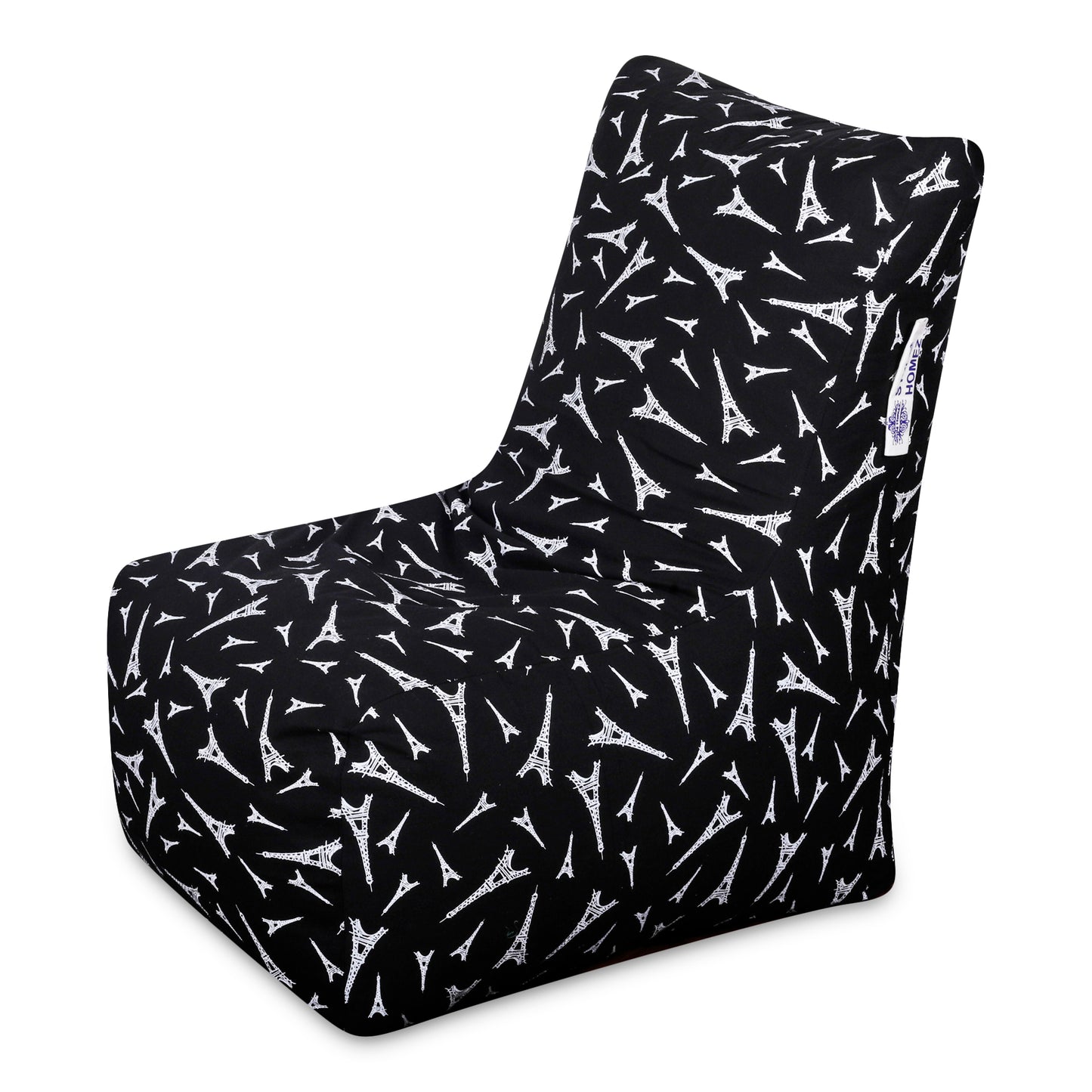 Style Homez Classic Chair Cotton Canvas Abstract Printed Bean BagXXL Size Filled with Beans Fillers