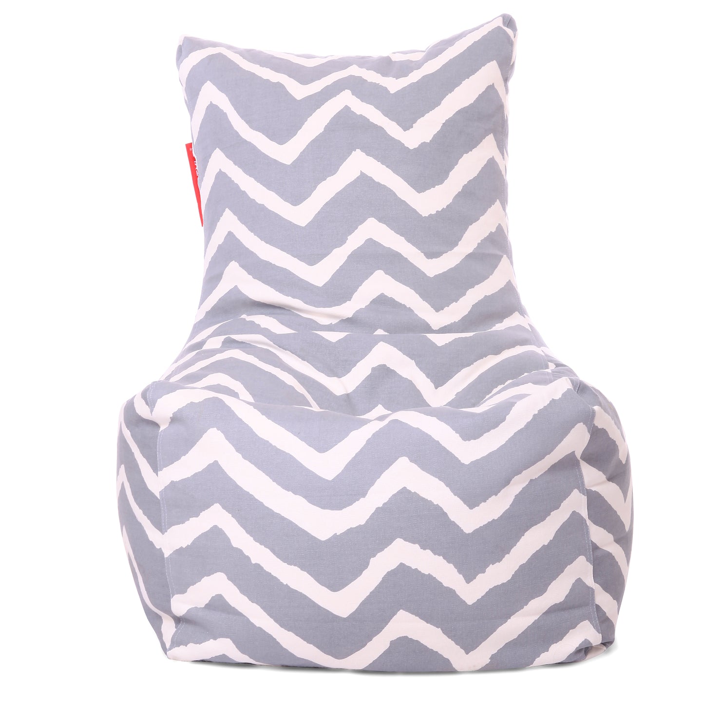 Style Homez Classic Cotton Canvas Chair Bean Bag, Stripes Printed XXXL Size Filled with Beans Fillers