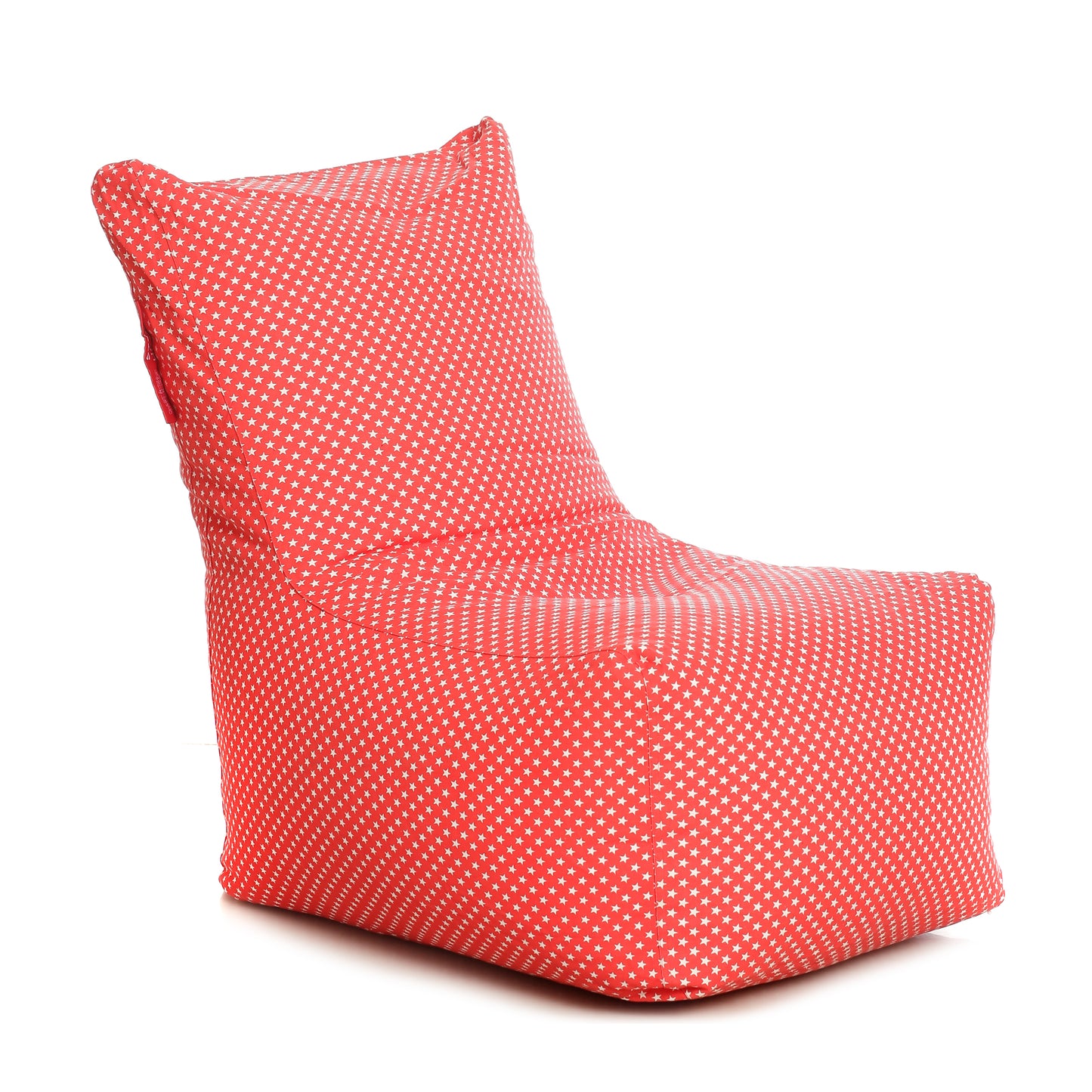 Style Homez Classic Cotton Canvas Chair Bean Bag, Star Printed XXXL Size Filled with Beans Fillers