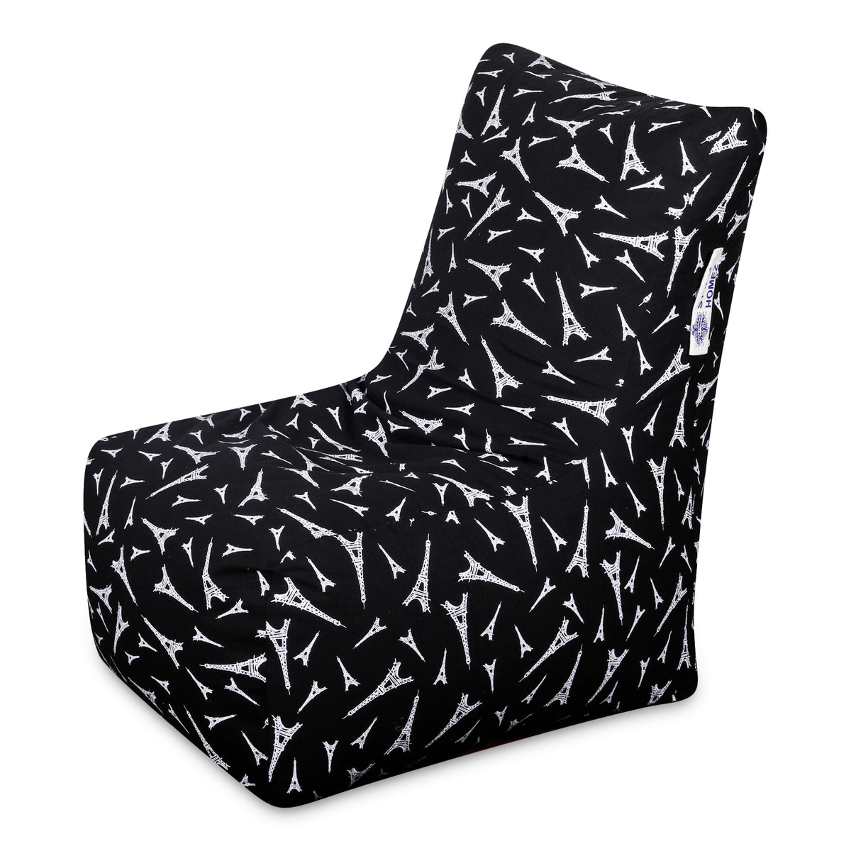 Style Homez Classic Cotton Canvas Chair Bean Bag, Abstract Printed XXXL Size Filled with Beans Fillers