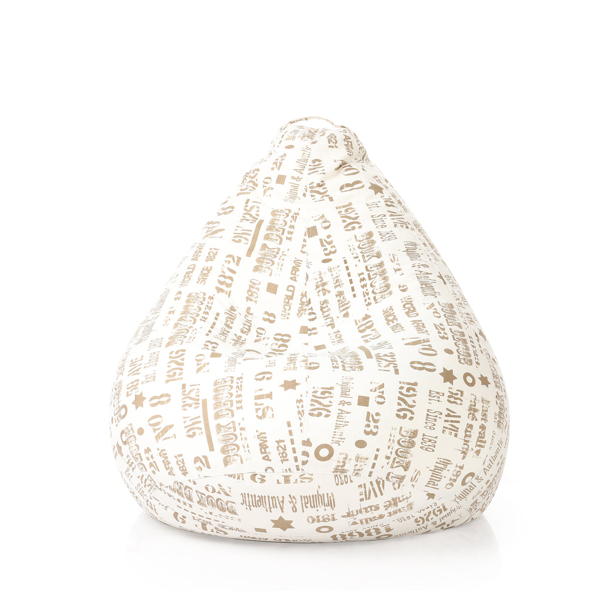 Style Homez CLASSIC BEAN BAG, Cotton Canvas Abstract Printed, Jumbo Size SAC, Cover Only