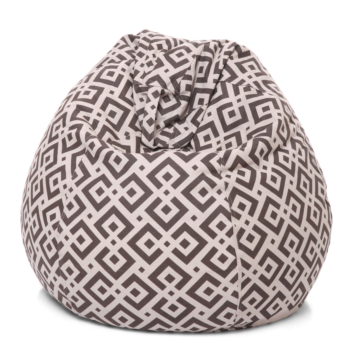 Style Homez CLASSIC BEAN BAG, Cotton Canvas Geometric Printed, XL Size Cover Only