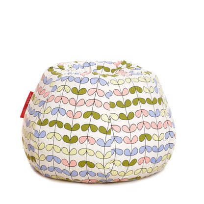 Style Homez Classic Premium Cotton Canvas Abstract Printed Bean Bag XL Size Filled with Beans Fillers