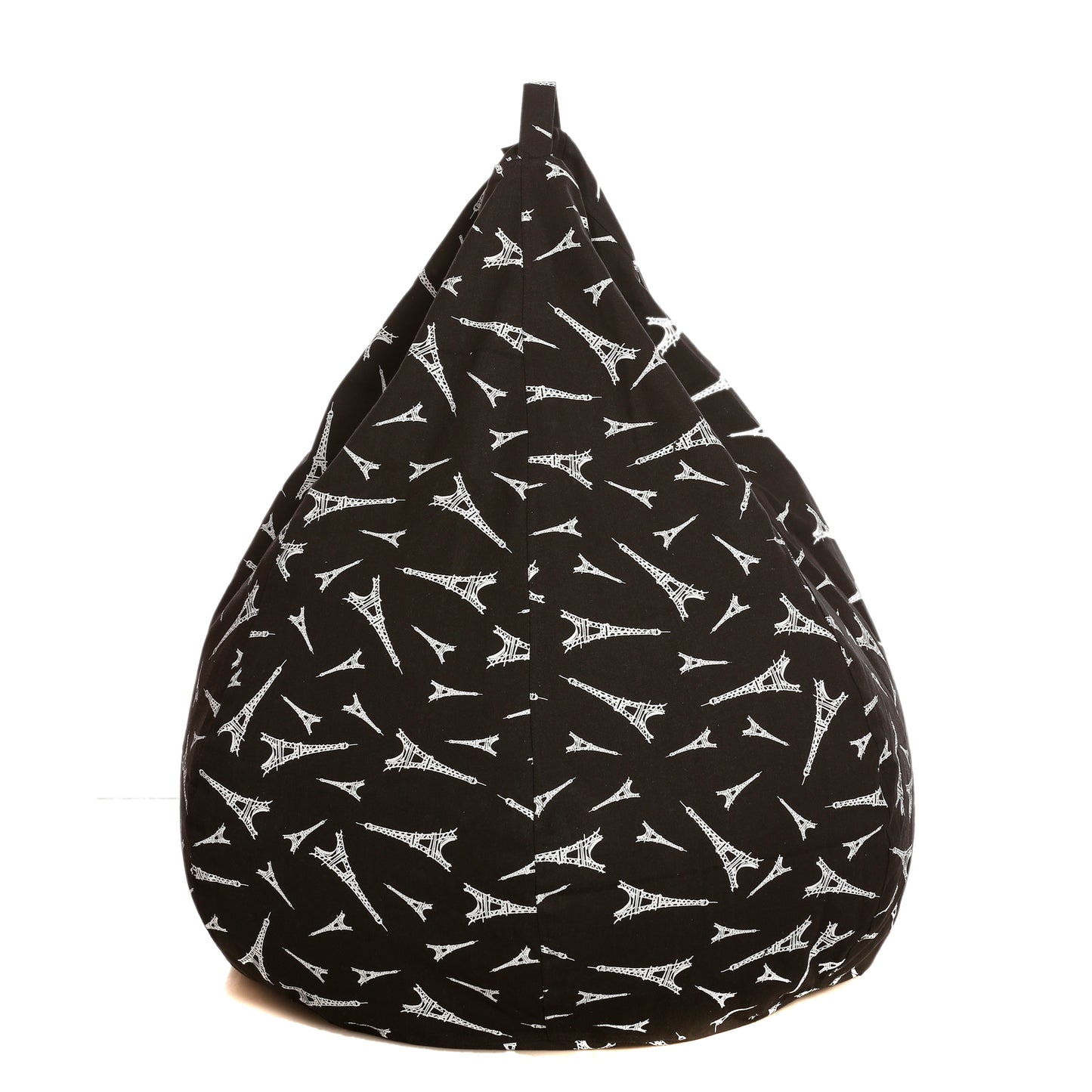 Style Homez Classic Premium Cotton Canvas Abstract Printed Bean Bag XL Size Filled with Beans Fillers