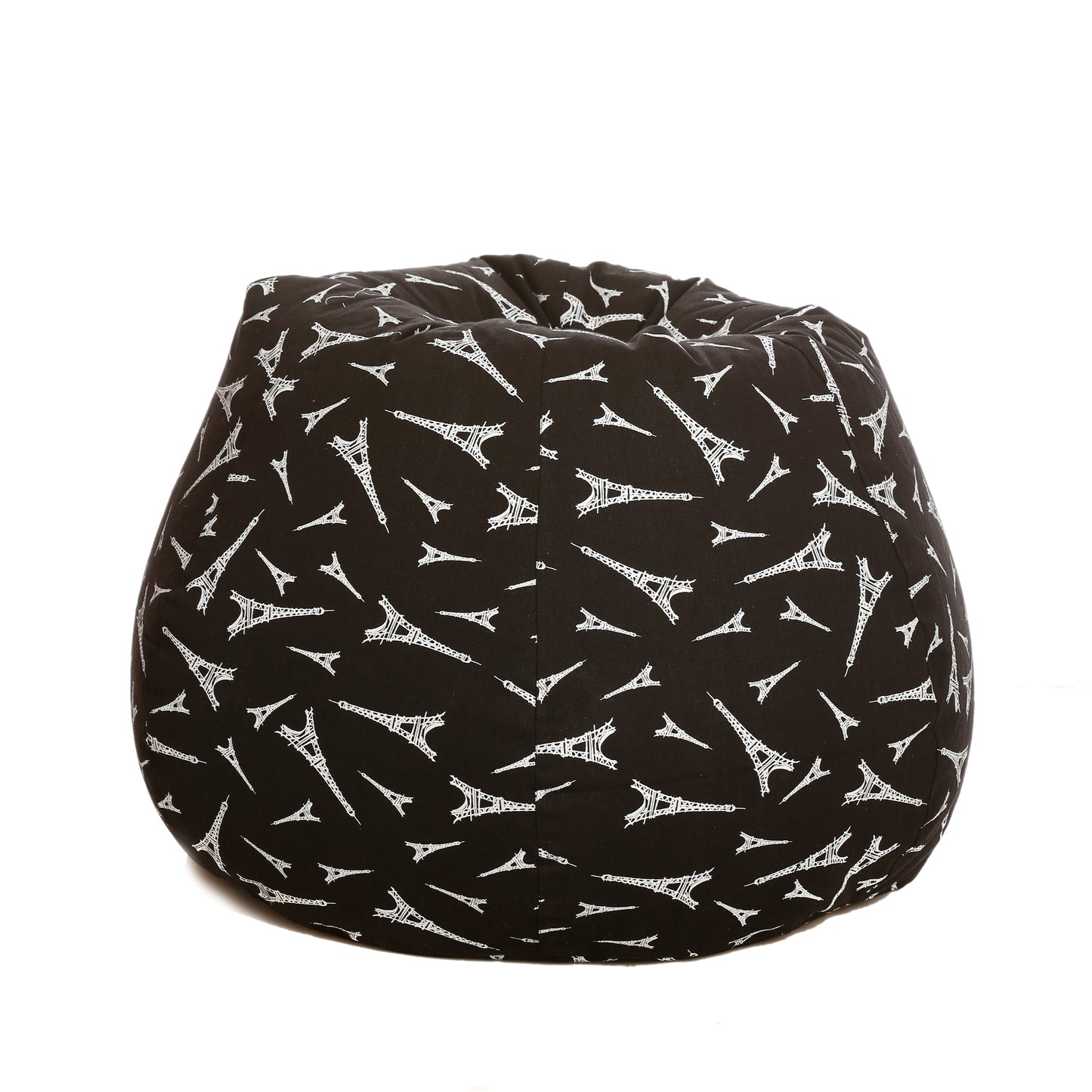 Style Homez Classic Premium Cotton Canvas Abstract Printed Bean Bag XL Size Filled with Beans Fillers