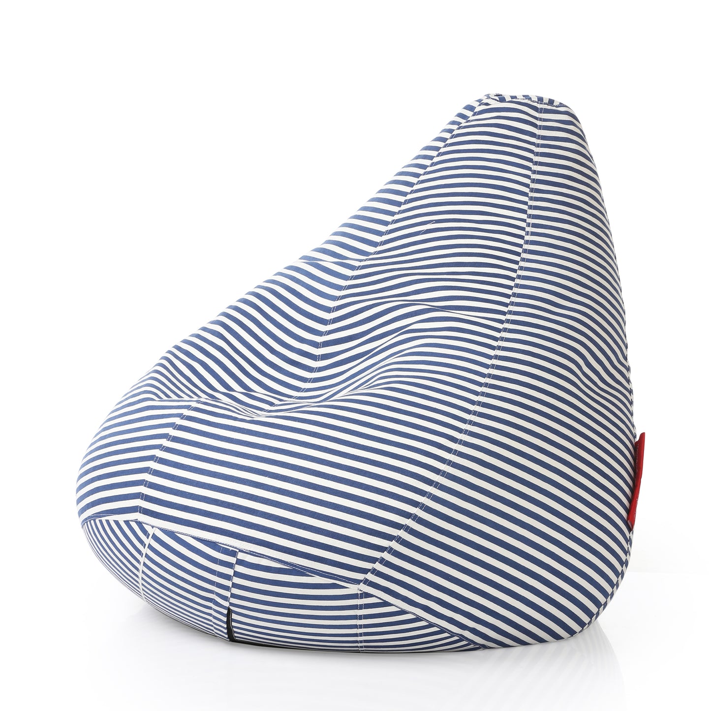 Style Homez Classic Cotton Canvas Stripes Printed Bean Bag XXL Size Filled with Beans Fillers