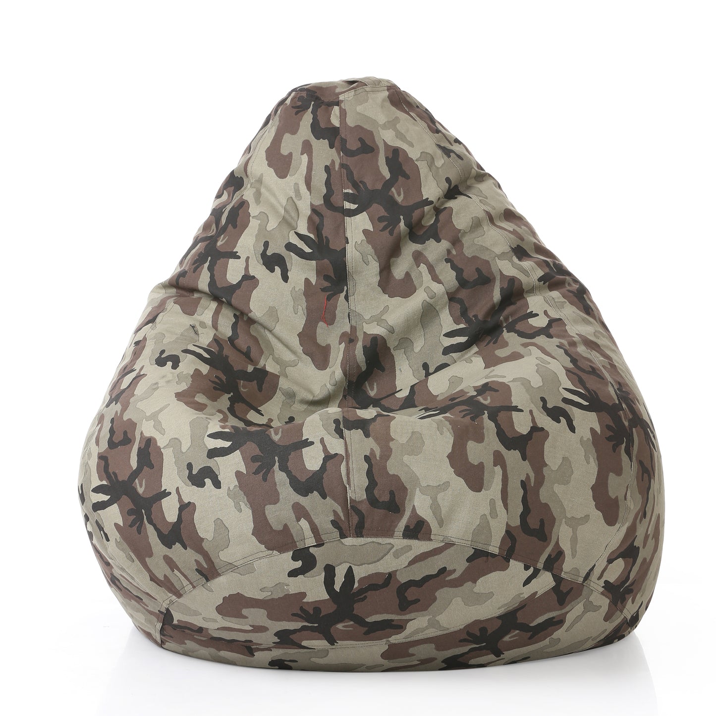 Style Homez Classic Cotton Canvas Camouflage Printed Bean Bag XXL Size Filled with Beans Fillers