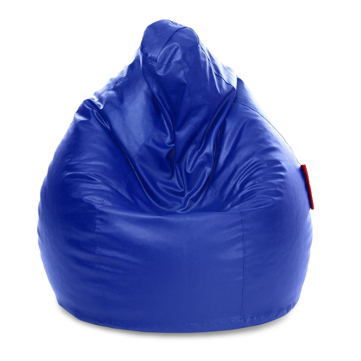 Style Homez Premium Leatherette Classic Jumbo Bean Bag Jumbo Size SAC  Royal Blue Color Filled with Beans Fillers