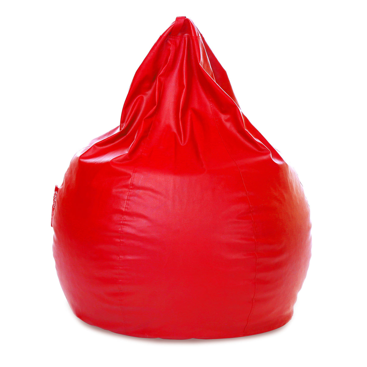Style Homez Premium Leatherette Classic Jumbo Bean Bag Jumbo Size SAC  Red Color Filled with Beans Fillers