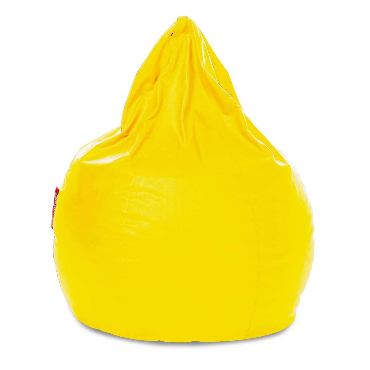 Style Homez Premium Leatherette Classic Jumbo Bean Bag Jumbo Size SAC  Yellow Color Filled with Beans Fillers