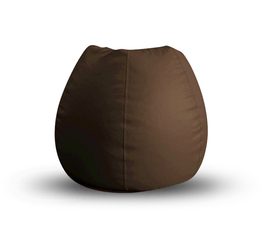 Style Homez Classic Bean Bag XL Size Chocolate Brown Color in Premium Leatherette Fabric, Cover Only