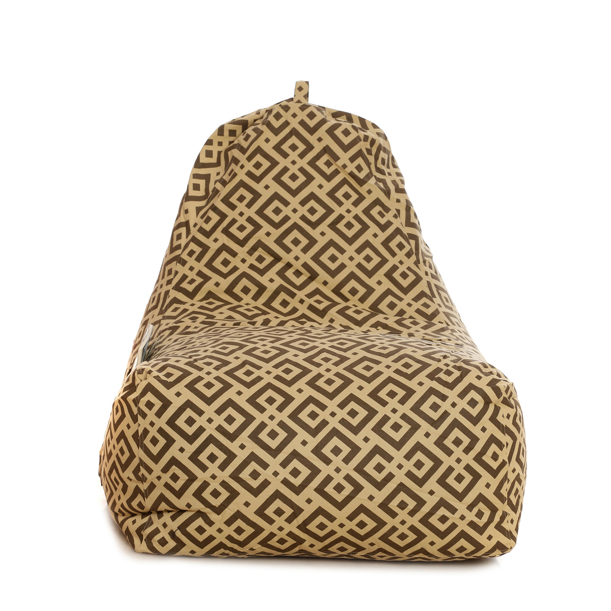 Style Homez HACKEY, Cotton Canvas Geometric Printed Bean Bag XXL Size, COVER Only