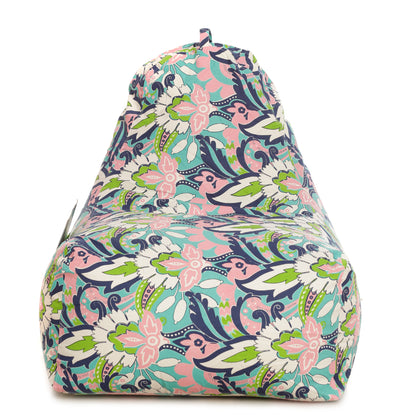 Style Homez HACKEY, Cotton Canvas Floral Printed Bean Bag XXL Size, COVER Only