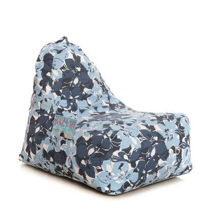 Style Homez HACKEY, Cotton Canvas Floral Printed Bean Bag XXL Size, COVER Only