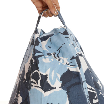 Style Homez HACKEY, Cotton Canvas Floral Printed Bean Bag XXL Size, COVER Only