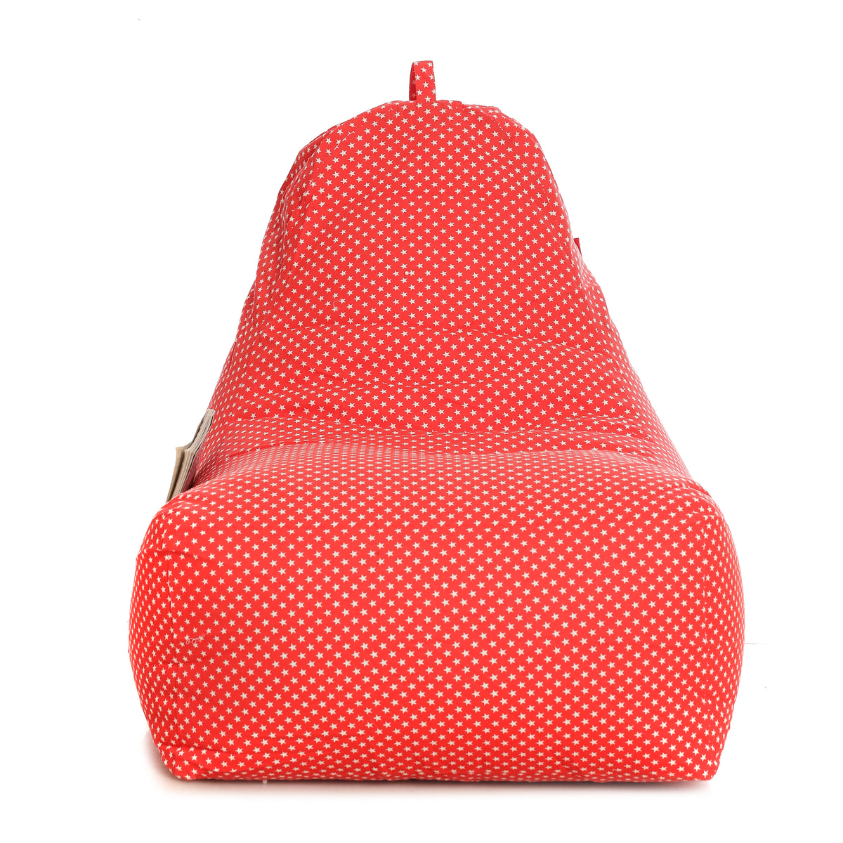Style Homez Hackey Cotton Canvas Star Printed Bean Bag XXL Size Filled With Beans Fillers