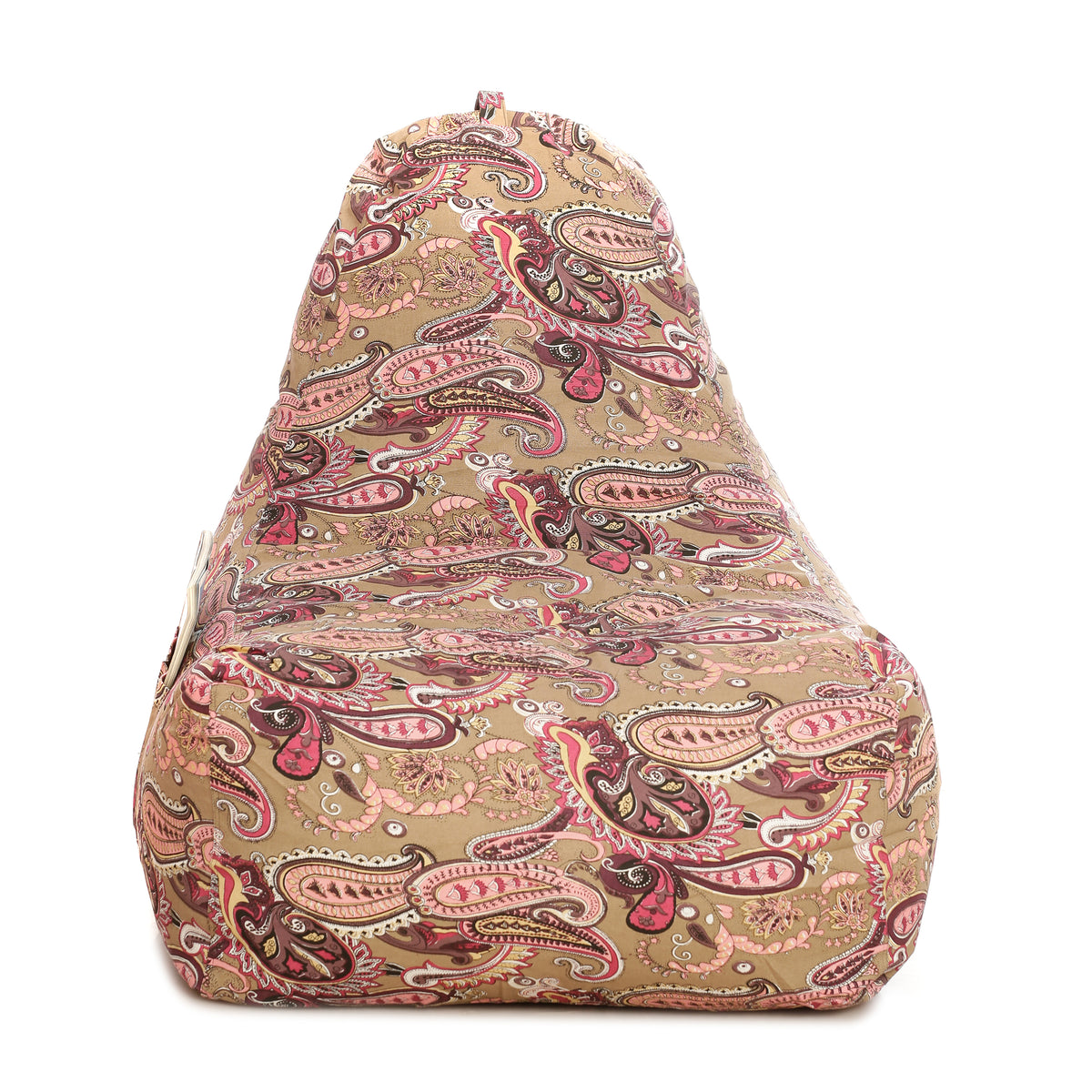 Style Homez Hackey Cotton Canvas Paisley Printed Bean Bag XXL Size Filled With Beans Fillers