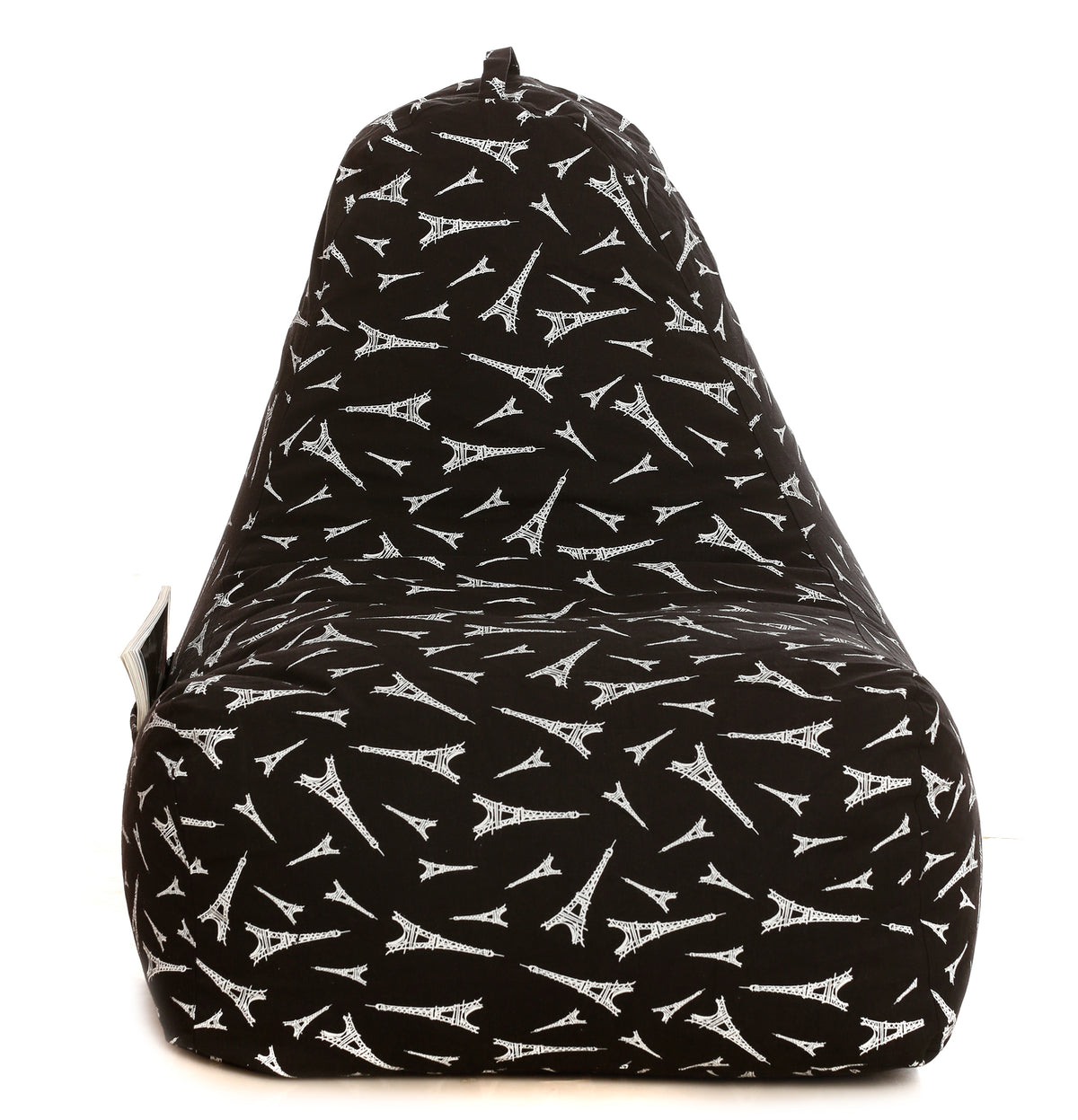 Style Homez XXL HACKEY BEAN BAG, Cotton Canvas Abstract Printed, Filled With Beans Fillers