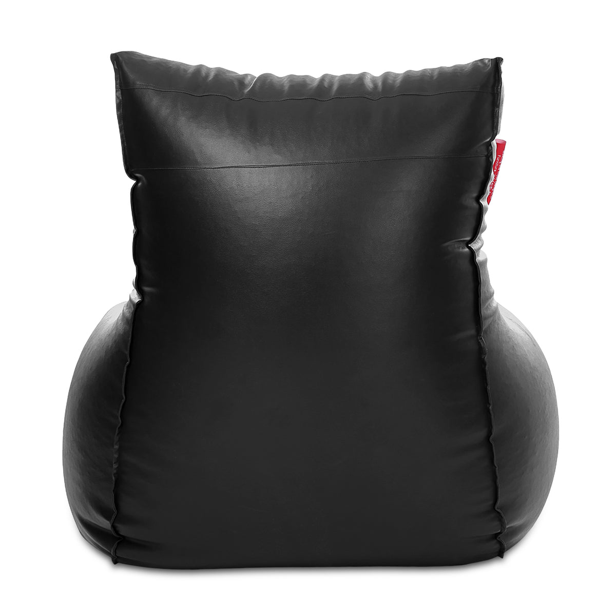 Style Homez MAMBO, Premium Leatherette Fabric XXXL Bean Bag Lounger Black Color Filled with Beans Fillers