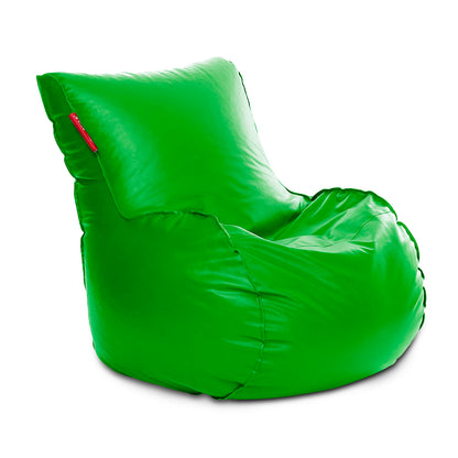 Style Homez MAMBO, Premium Leatherette Fabric XXXL Bean Bag Green Color Filled with Beans Fillers