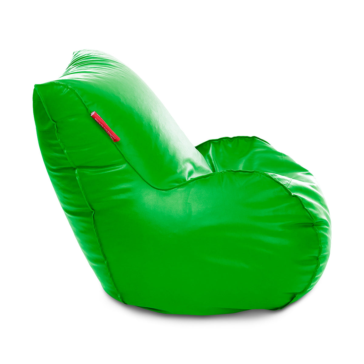 Style Homez MAMBO, Premium Leatherette Fabric XXXL Bean Bag Green Color Filled with Beans Fillers