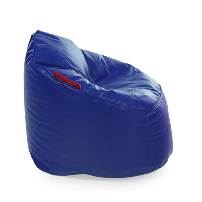 Style Homez Modern Mooda Rocker Lounger Bean Bag XXL Size Royal Blue Color Premium Leatherette Filled with Beans Fillers