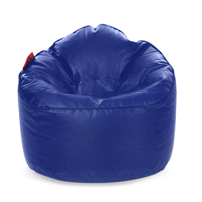 Style Homez Modern Mooda Rocker Lounger Bean Bag XXL Size Royal Blue Color Premium Leatherette Filled with Beans Fillers