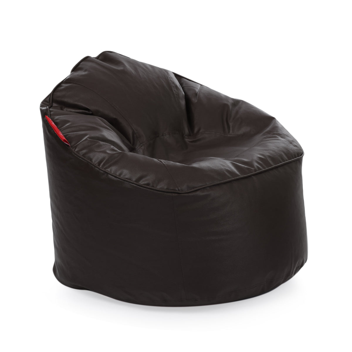 Style Homez Modern Mooda Rocker Lounger Bean Bag XXL Size Chocolate Brown Color Premium Leatherette Filled with Beans Fillers