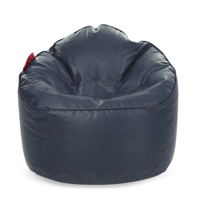 Style Homez Modern Mooda Rocker Lounger Bean Bag XXL Size Grey Color Premium Leatherette Filled with Beans Fillers