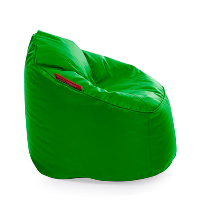 Style Homez Modern Mooda Rocker Lounger Bean Bag XXL Size Green Color Premium Leatherette Filled with Beans Fillers