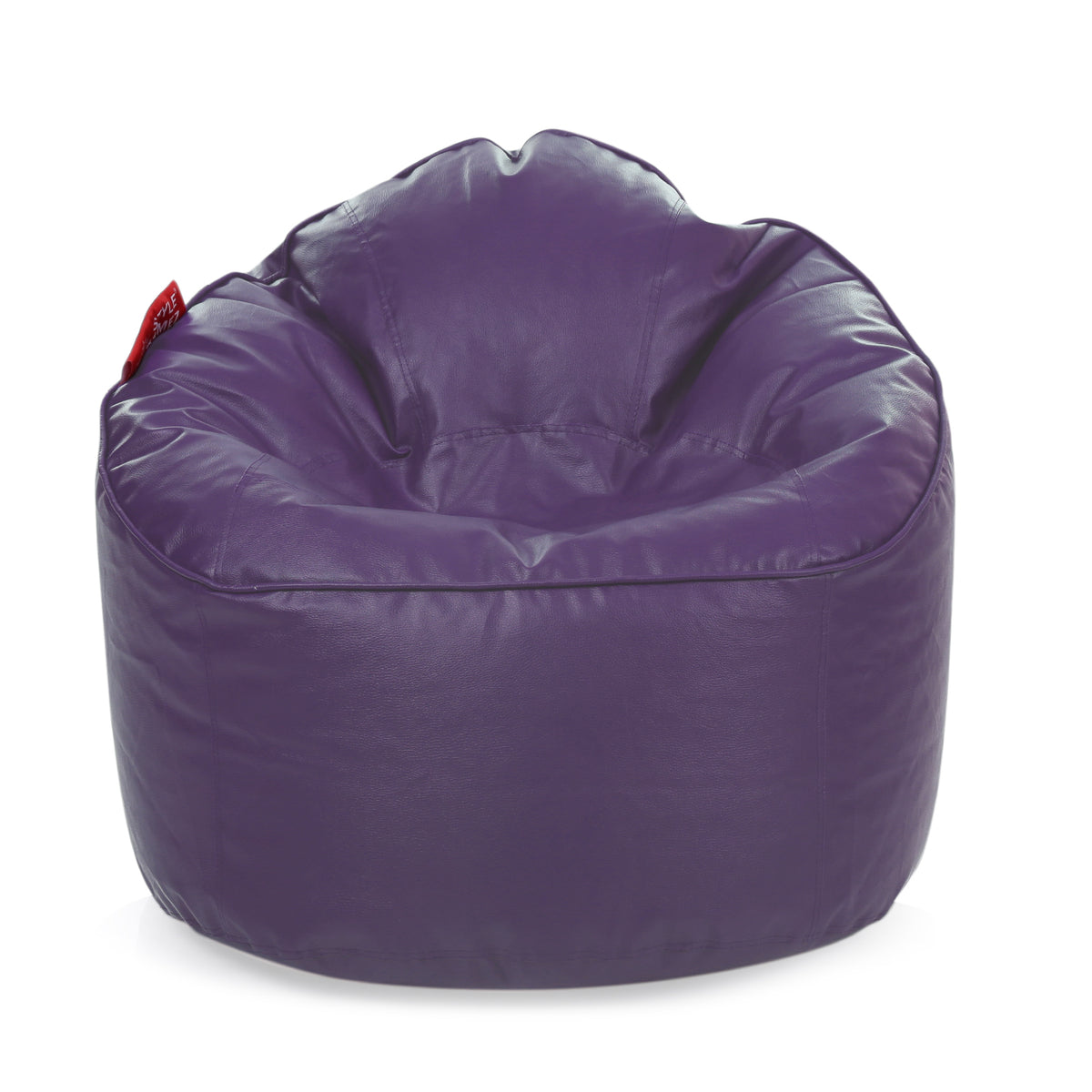 Style Homez Modern Mooda Rocker Lounger Bean Bag XXL Size Purple Color Premium Leatherette Filled with Beans Fillers